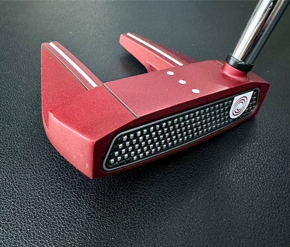Odyssey O-Works 7 Red Putter With Magnetic Cover