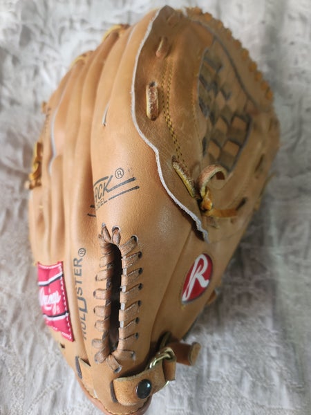 Rawling ABG36 Size 12.5 Brown Leather Baseball Glove Signed Dale