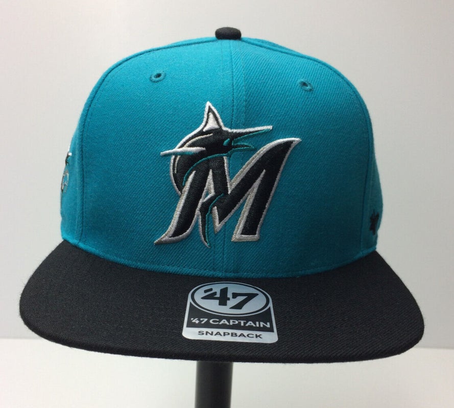 2023 Miami Marlins '47 Brand MLB Sure Shot Adjustable Snapback Hat Cap