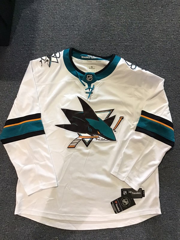 NHL San Jose Sharks Men's Center Ice Premier Jersey, White, Small :  : Clothing & Accessories
