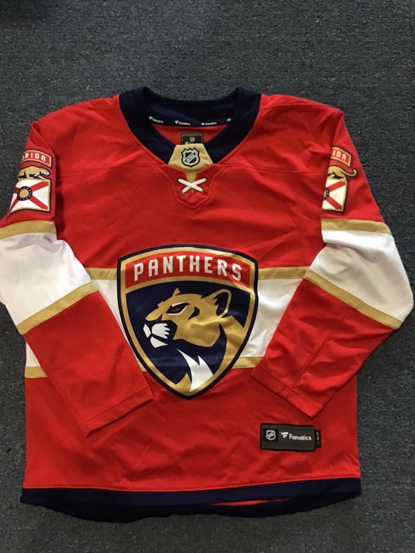 Vintage 90s CCM NHL Florida Panthers Hockey Jersey XL 24.5x31.5 Red Navy  Home