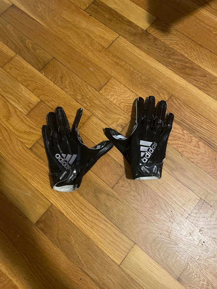 Black Adult Large Adidas Adizero Gloves