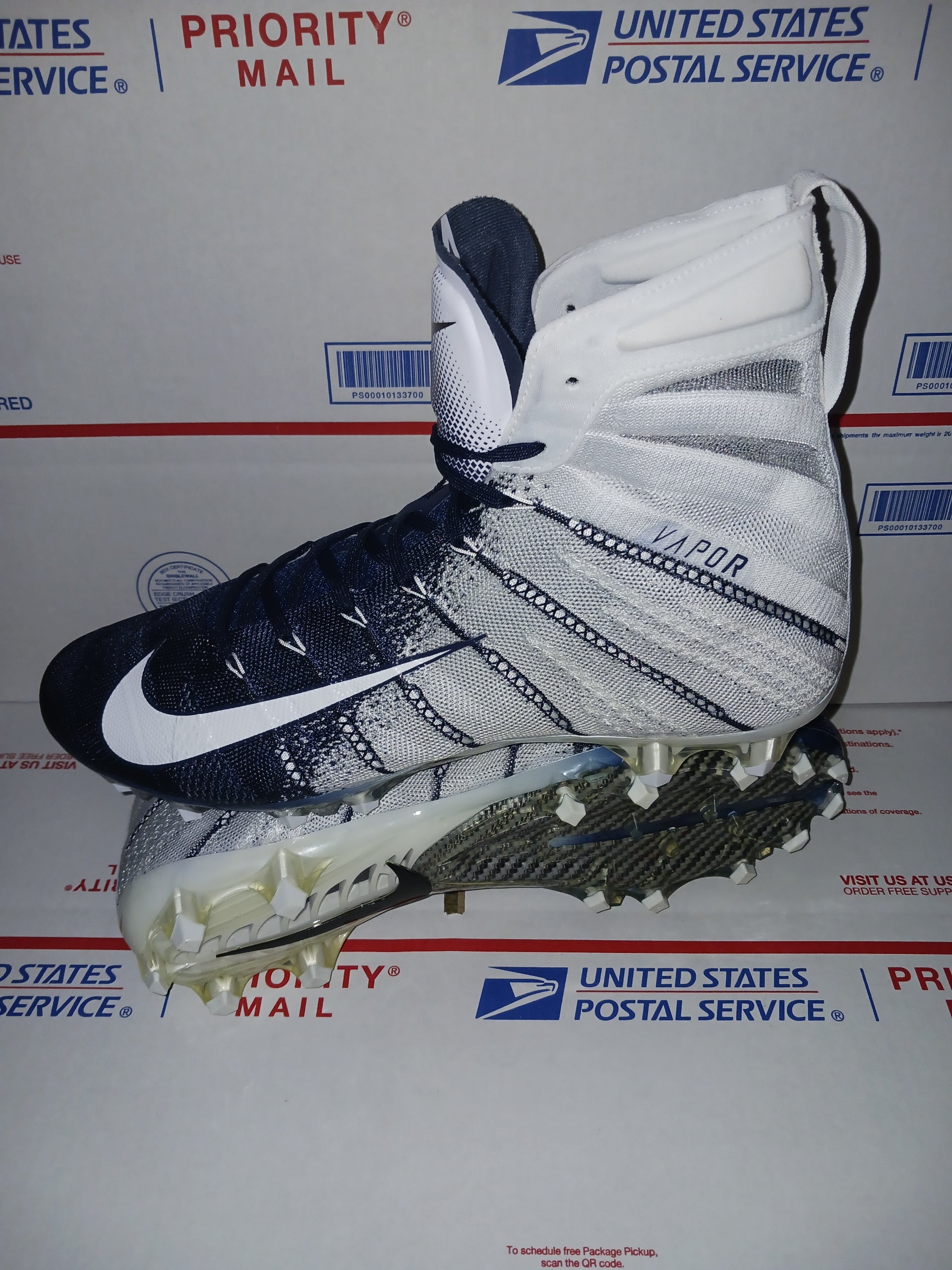 Nike Vapor Untouchable 3 Elite Flyknit 'Navy White' | Men's Size 13.5