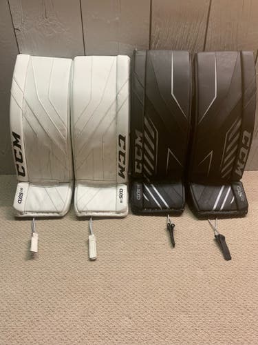 CCM Axis 1.9 Goalie Pads 32”+1 WHITE