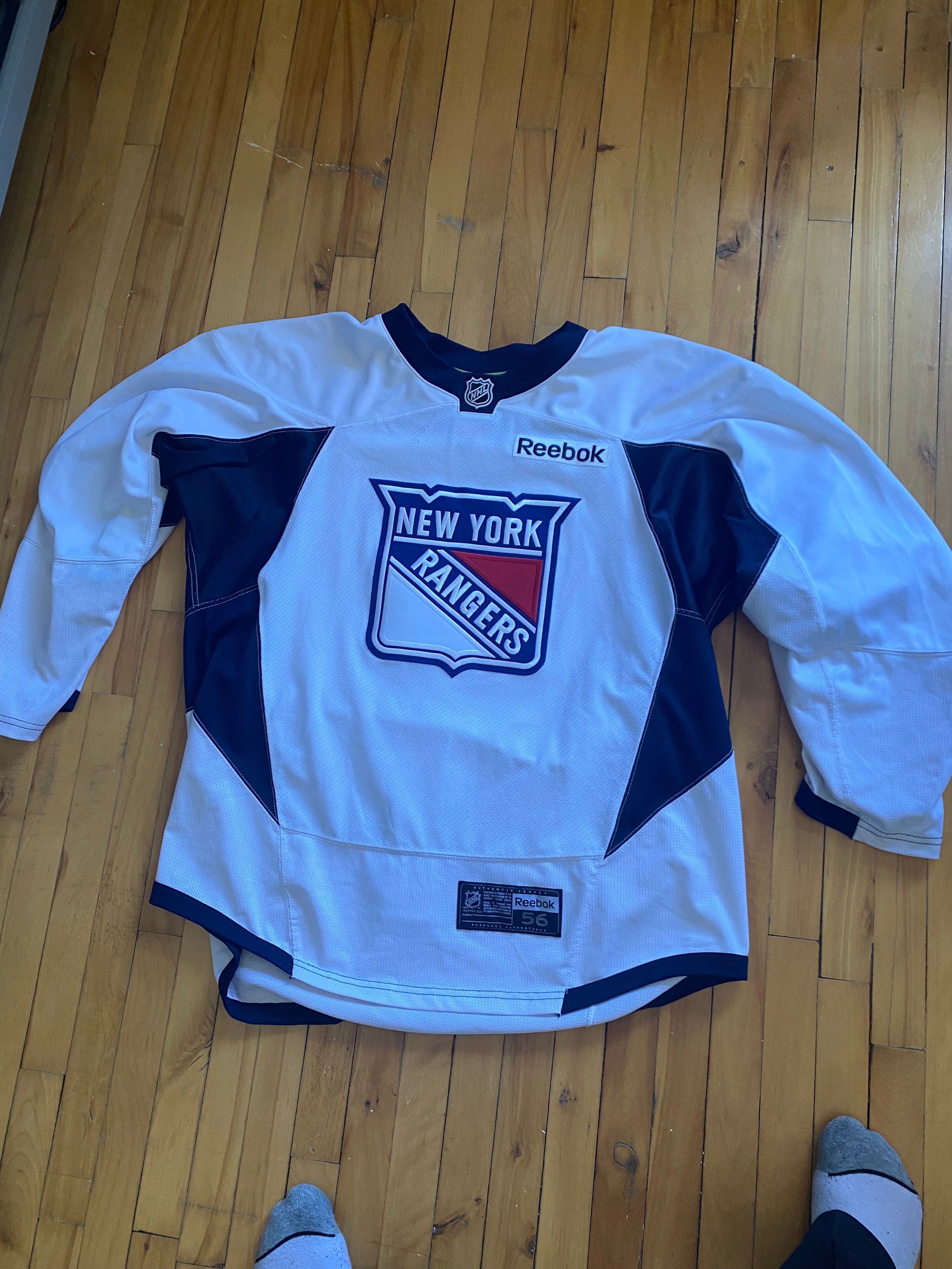 Reebok Men's New York Rangers Hockey Fights Cancer Practice Jersey