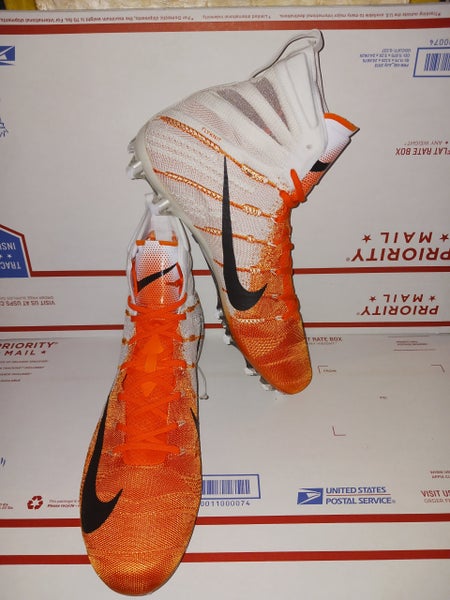 Nike Vapor Untouchable 3 Elite Football Cleats Orange White