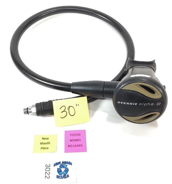 Oceanic Alpha 8 2nd Stage Regulator Scuba Dive NEW Mouth Piece Installed   #3022