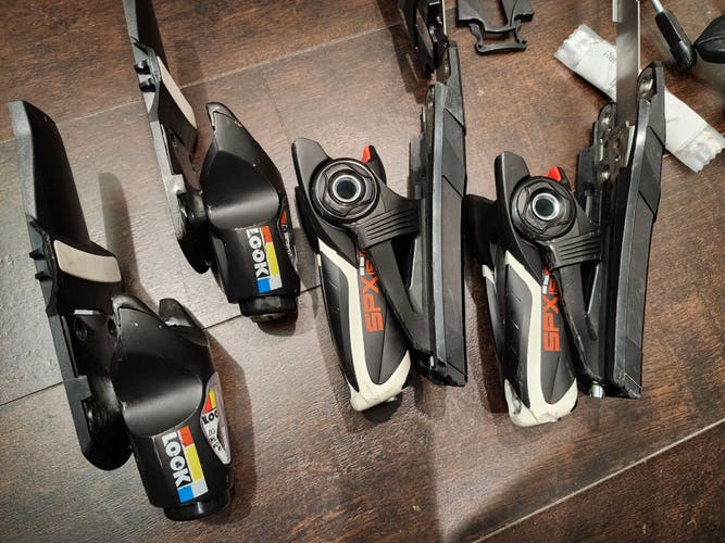 Used Look Rossignol SPX 15 Rockerflex Ski Bindings Width Max Din 15