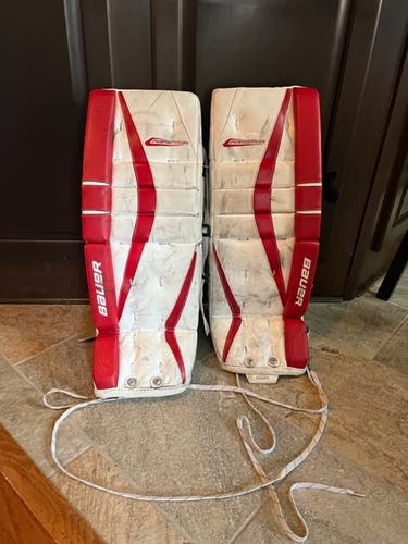 Used 26"+1  Bauer Reactor 5000 Goalie Leg Pads