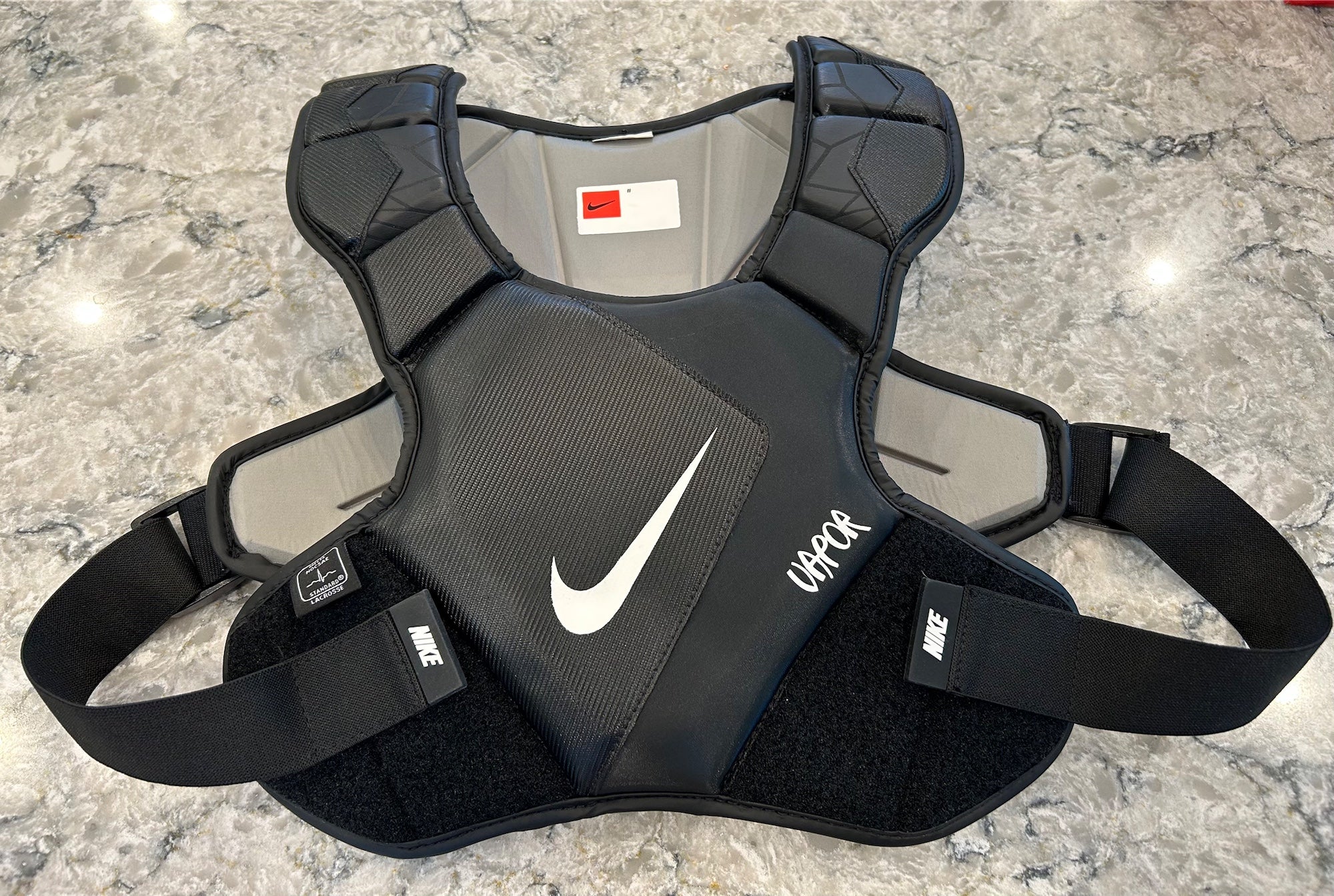 Nike Vapor Elite Shoulder Pad Liner Lacrosse White Men's Size Large NWT  $140