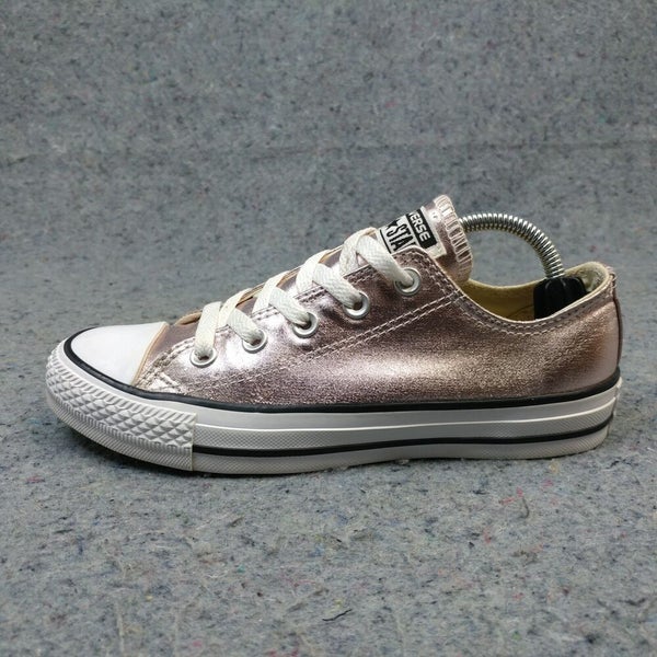 Converse All Star Chuck Low Shoes Size 6 Sneakers Metallic 157661F SidelineSwap