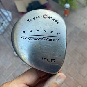 Taylormade Supersteel Burner Driver 10.5 Deg In Right Handed  Bubble shaft