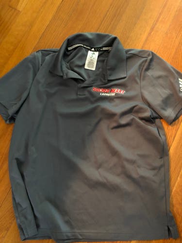 Sacred Heart Gray Men's Adidas Polo