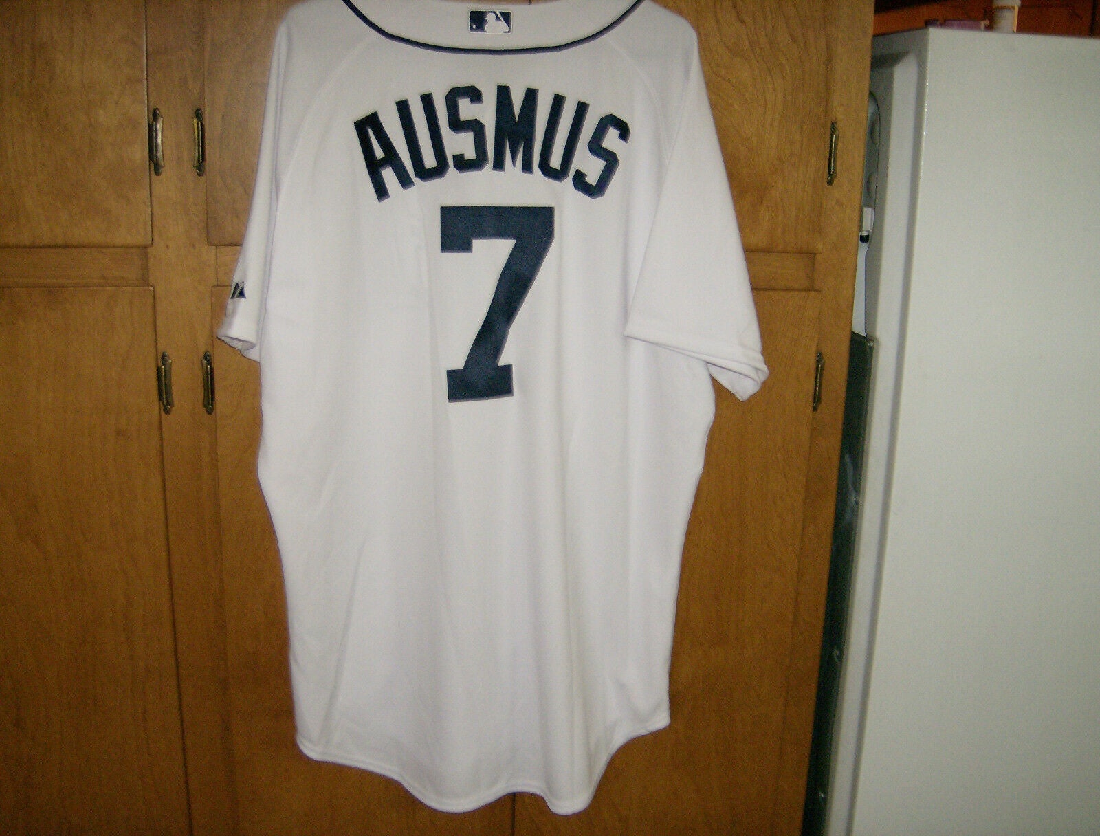 Authentic Majestic Detroit Tigers Brad Ausmus Road Jersey size 48 (XL)