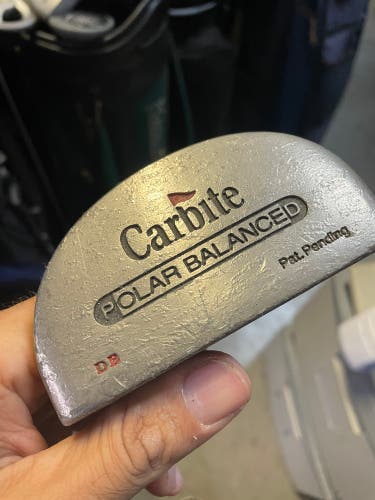 Carbite Golf Putter polar balanced in right hand