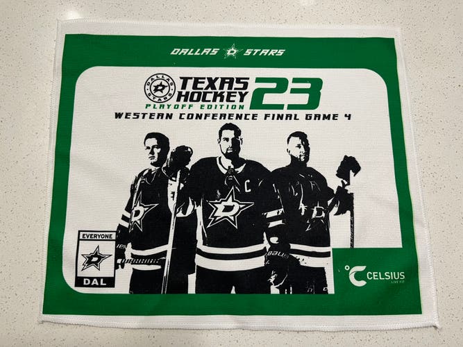 Dallas Stars 2023 NHL Playoffs Western Conference Finals Game 3 Rally Towel