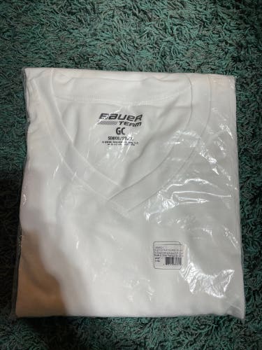 New Bauer White Goalie Senior