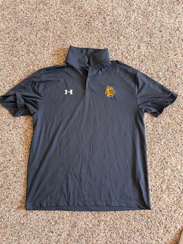 New Gray University Of Minnesota-Duluth Men's Under Armour Golf Shirt