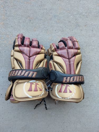 Used Player's Warrior Burn Lacrosse Gloves 13"