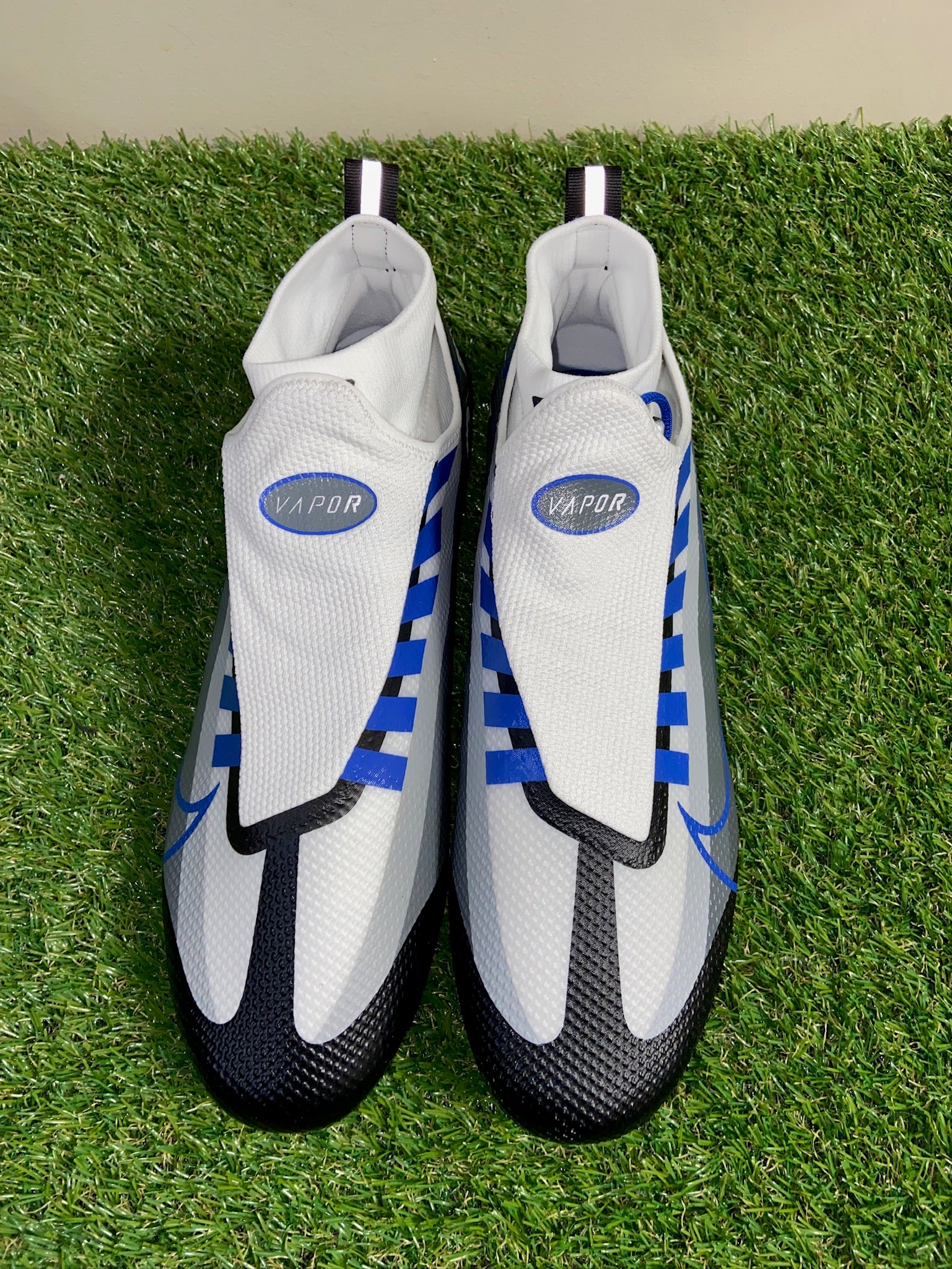 Nike Vapor Edge Pro 360 Football Cleats White Game Royal Blue Mens Size Nike Vapor Edge Pro 360  main image 3