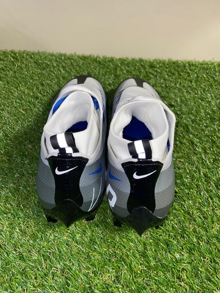 Nike Vapor Edge Pro 360 White Royal Blue Football Cleats  display picture 1