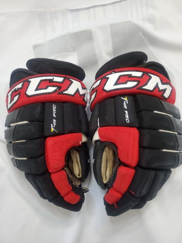 Used CCM Tacks 4 Roll Pro Gloves 14" Pro Stock