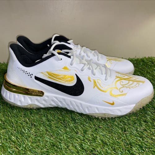 Nike Alpha Huarache Elite 3 Baseball Turf Cleats Shoes CV3561-101 Mens 12 NEW