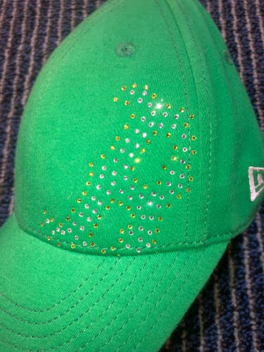 Boston Red Sox Hat Green Shamrock St. Patricks Day Cap jeweled adjustable 56CM