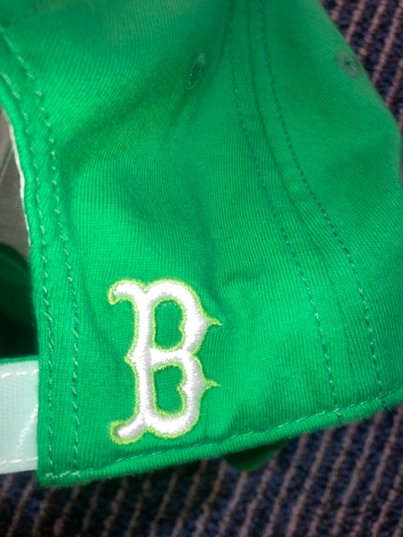 Boston Red Sox Green White StrapBack Hat Cap Baseball St Patricks Day  Shamrock