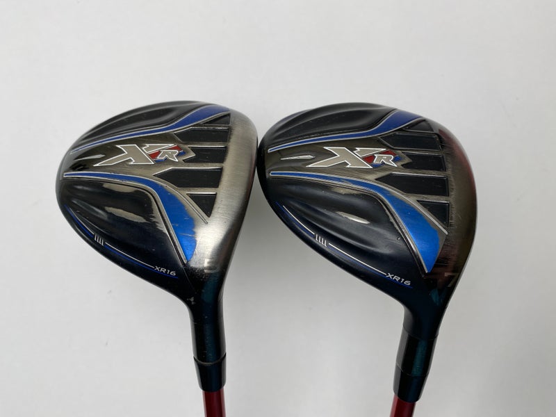 Callaway XR 16 5 & 7 Fairway Wood Set 18* 21* Speeder 565 Evolution Senior RH