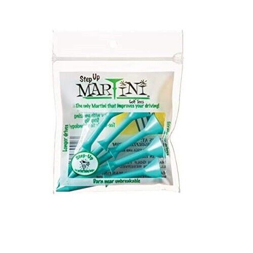 Martini Golf Tees - Step Up 3.25" Original Tees - AQUA BLUE
