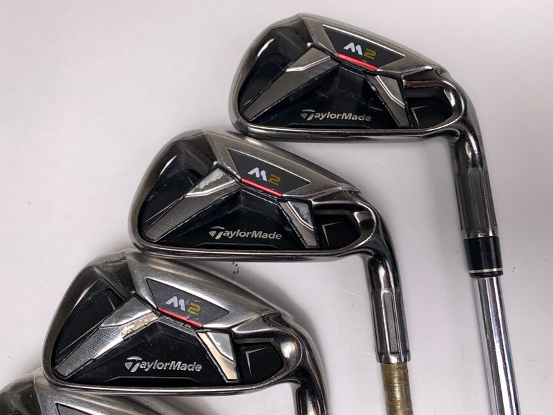 Taylormade M2 Iron Set 5-PW+AW REAX 88g Stiff Steel Mens RH