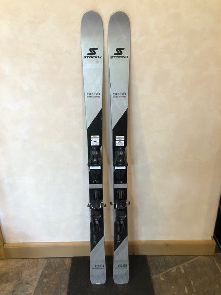 2023 Stockli Stormrider 88 Skis With Salomon Strive Bindings 175cm 1106646