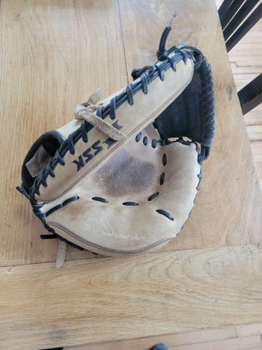 Used 2022 Right Hand Throw SSK Catcher's Black Line Baseball Glove 33"