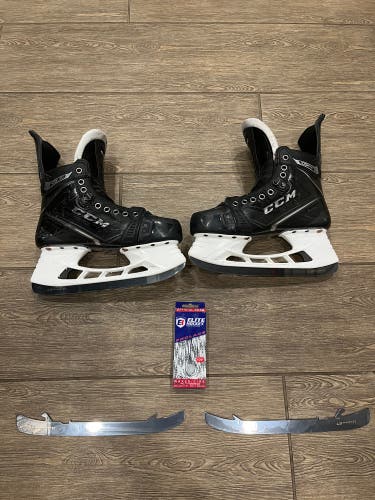 Used CCM Pro Stock Size 6.5 RibCor 100k Pro Hockey Skates