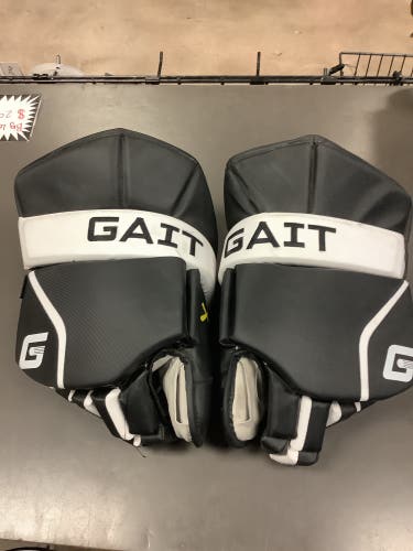 Used Gait Xrd Adult Lacrosse Goalie Gloves Size Large