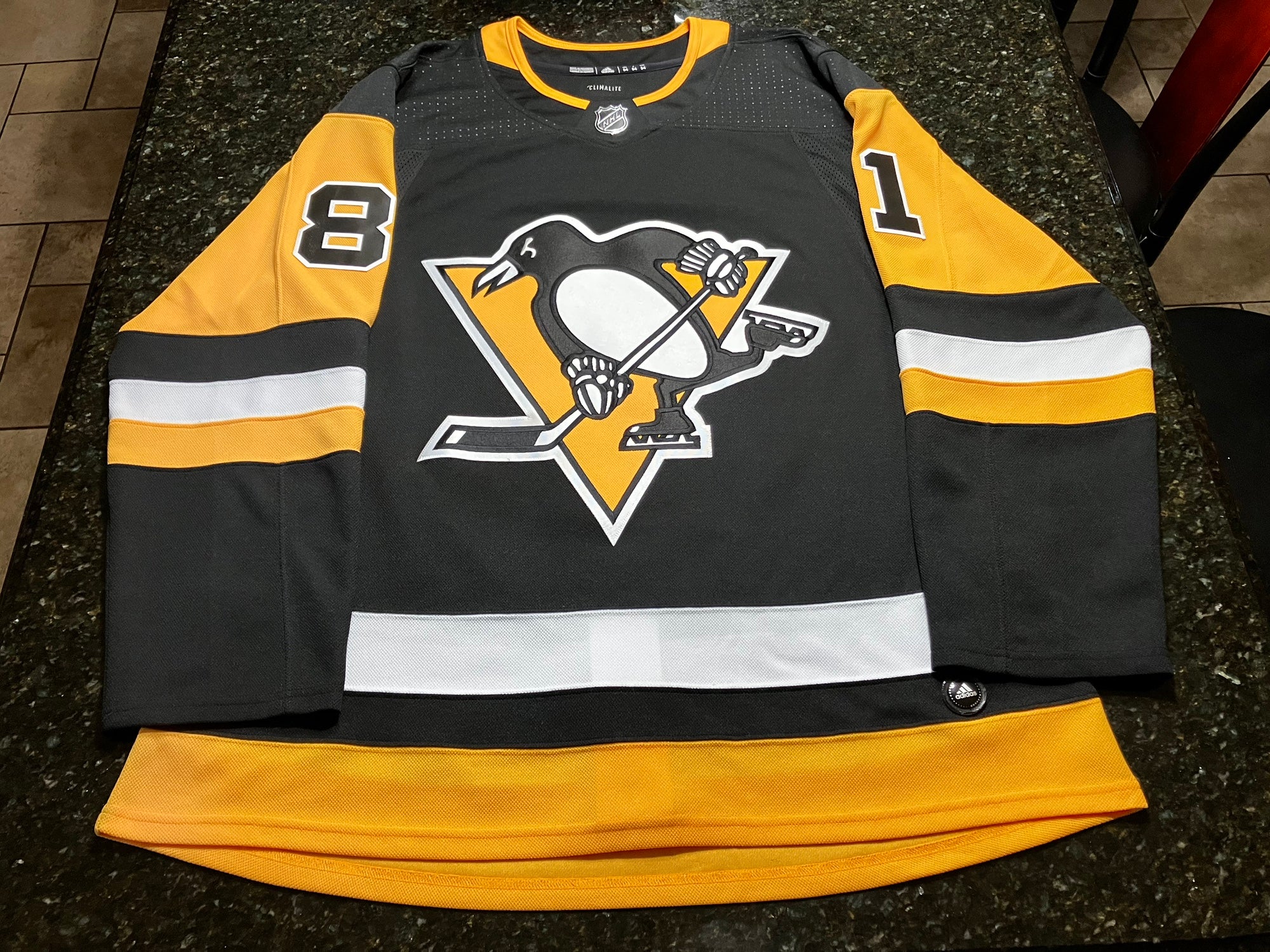 NHL Pittsburgh Penguins Phil Kessel Reebok Indo Edge Ice Hockey Jersey -  Size 54