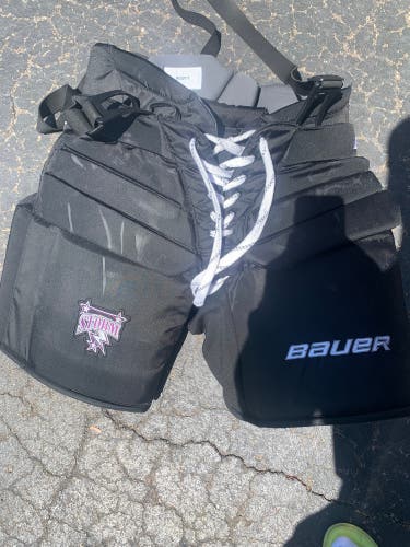 Used Large Bauer Pro Stock custom Hockey Goalie Pants