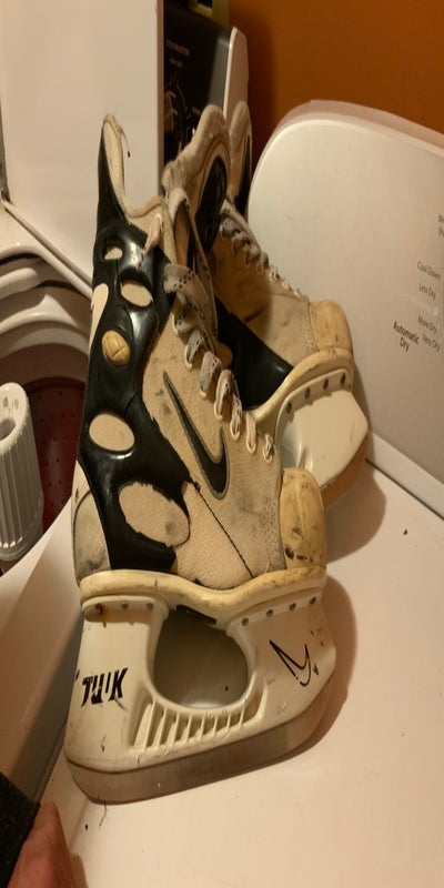Nike Zoom Air Ice Hockey Skates Size 9 Federov Gretzky Black White Hi0004002 SidelineSwap