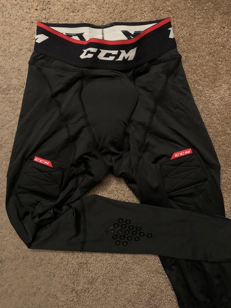 Black New  CCM Compression Pants