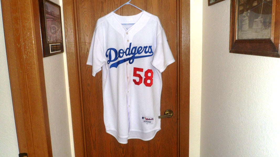 dodgers authentic home jersey