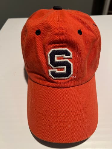 Gently Used Genuine Syracuse University Fitted (7-1/8) Hat by Zephyr Orange/Blue