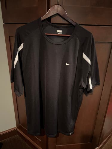 Gently Used (Only Twice!) Black Nike FITDRY T-Shirt (Size XL)