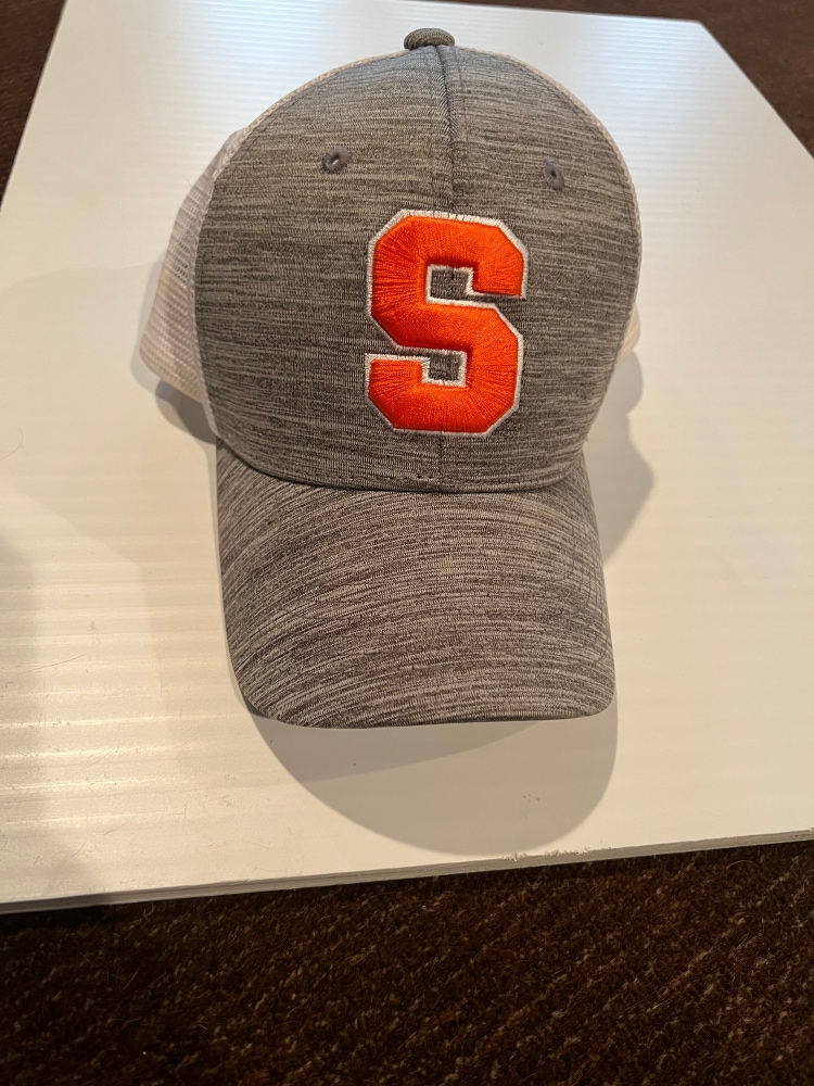 Used Gray/White Syracuse University S-Logo Trucker Hat by Top of the World