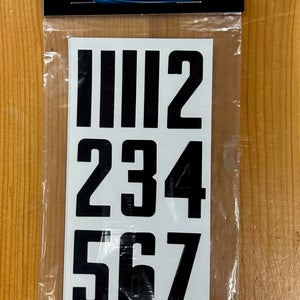 New Bauer Hockey Helmet Number Stickers