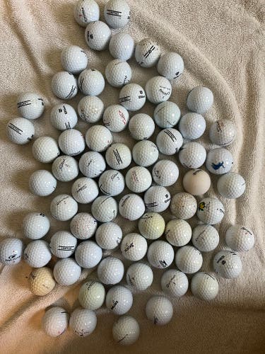 72 pack used golf balls