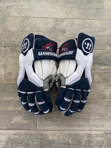 Used Warrior Large Burn Pro Lacrosse Gloves