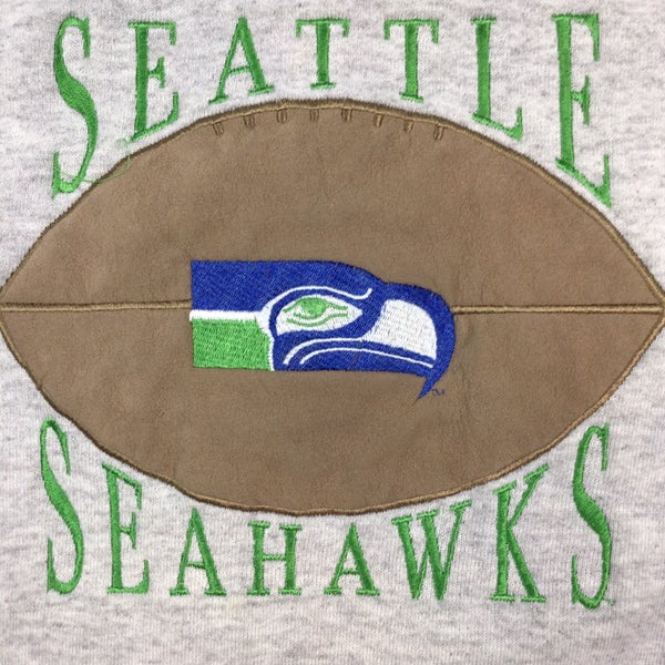 Vintage 90s Seattle Seahawks Sweatshirt Mariners Crewneck 