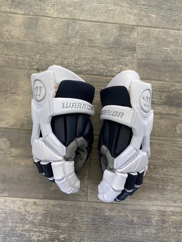 Used Warrior Large Burn Pro Lacrosse Gloves
