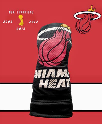Miami Heat Driver Head Cover